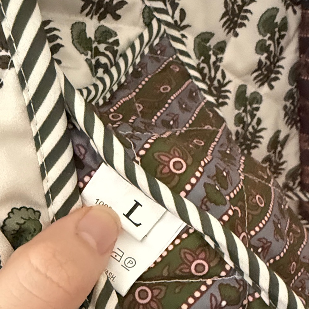Quilted Reversible Jacket size Large - Picture 4 of 5